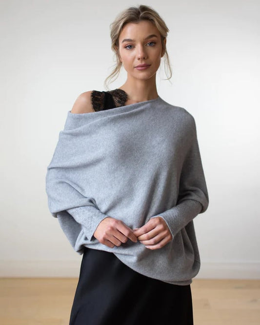 ✨Asymmetric Draped Jumper