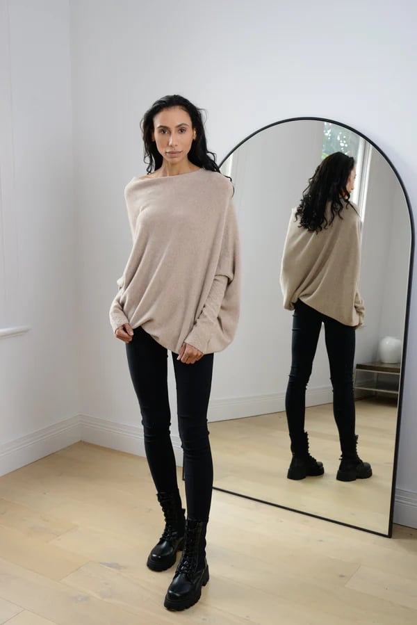 ✨Asymmetric Draped Jumper